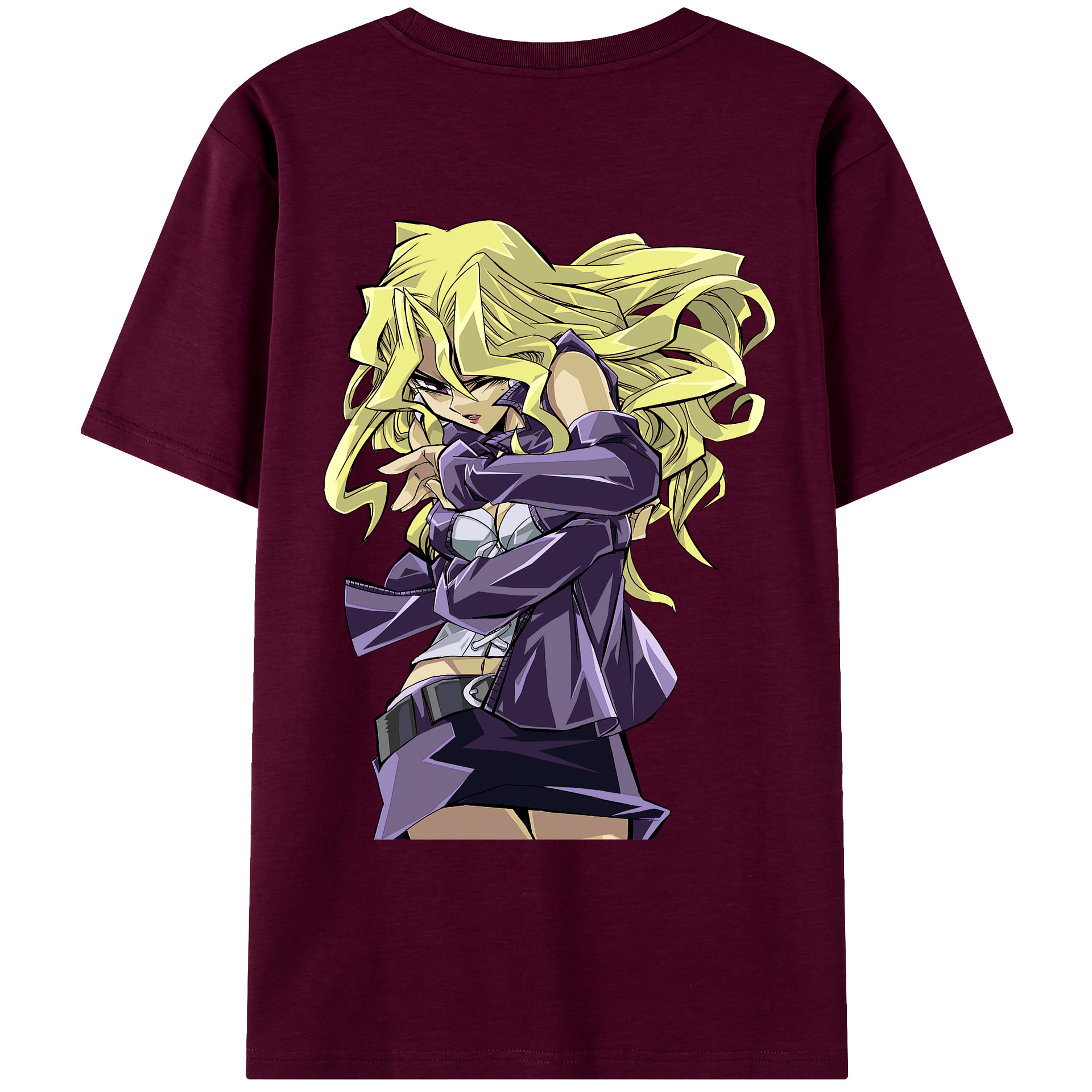 （画像用） 遊☆戯☆王 Yu-Gi-Oh! レディース半袖Tシャツ(バックプリント)